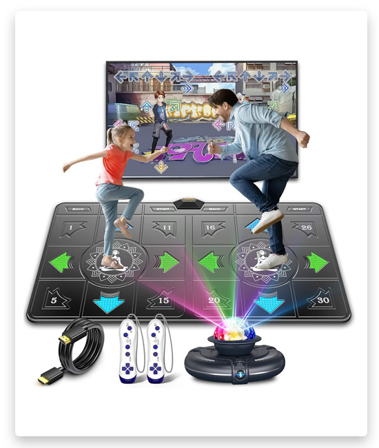 FWFX Dance Mat Double Game for Adults